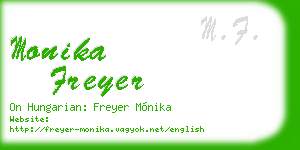 monika freyer business card